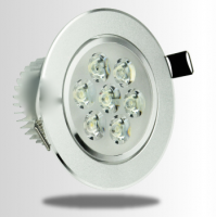 7W Silver Ceiling down light